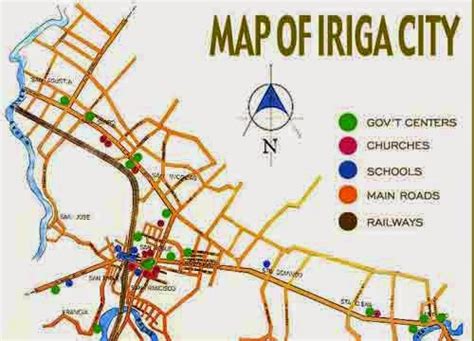 Iriga Map .